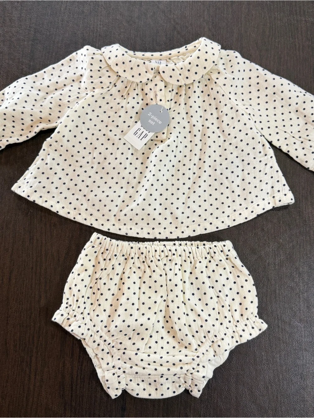 GAP Baby Two-Piece Polka Dot Set Sz 3-6M